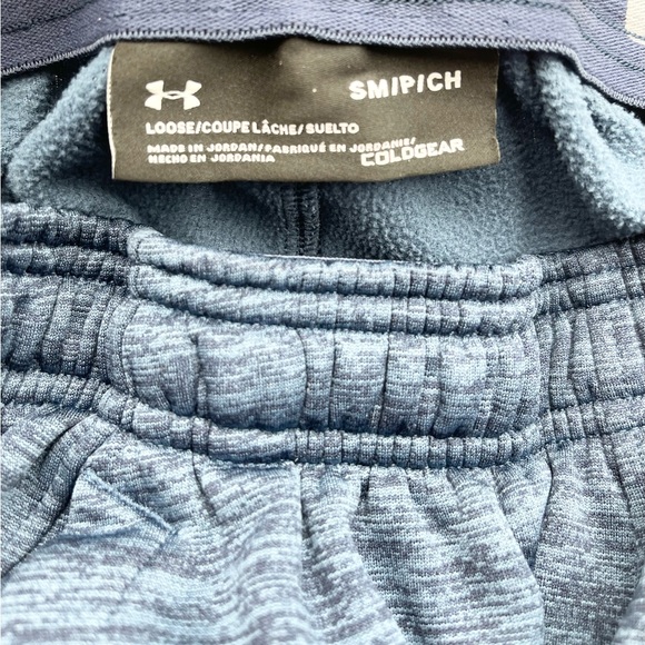 Under Armour Boys Navy Sweatpants Small - Picture 2 of 5